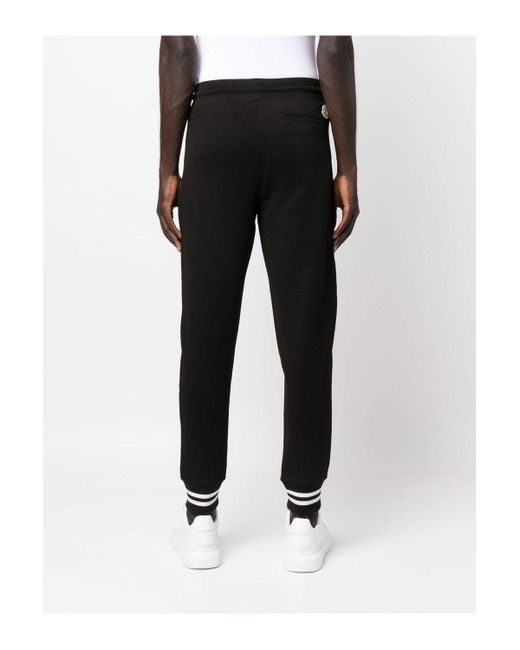 Moncler Black Cuffed Joggers for men