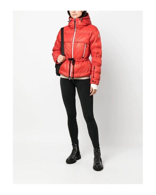 3 MONCLER GRENOBLE Red Women's Theys Jacket