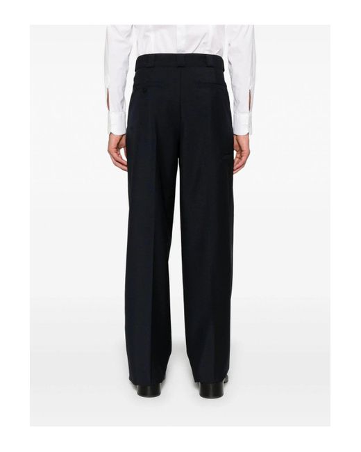 Givenchy Black Mohair Wool Mix Trousers for men
