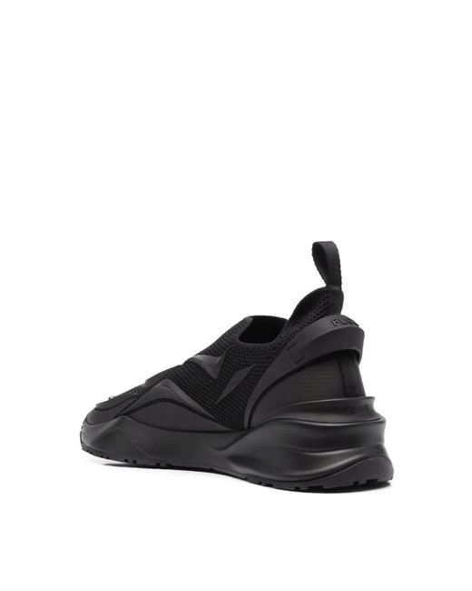 Fendi Black Flow Slip On Sneakers for men
