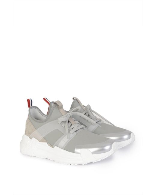 Moncler White Lunarove Low Top Sneakers for men