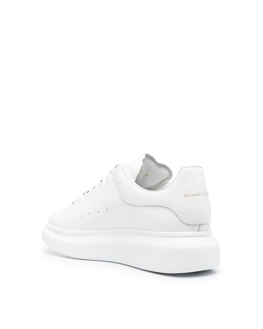 Alexander McQueen Oversize Sole All White Sneakers for men
