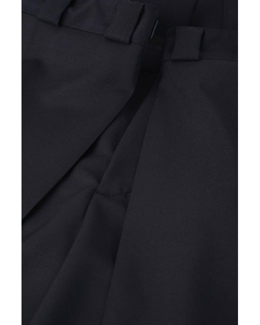 Givenchy Black Mohair Wool Mix Trousers for men