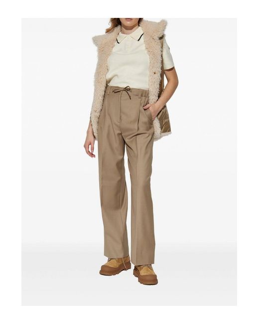 Moncler Natural Drawstring Waistband