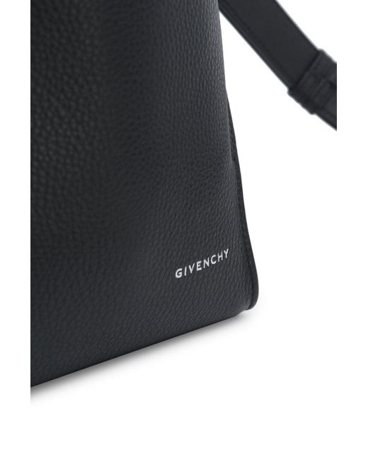 Givenchy Black Leather Belted Bag for men