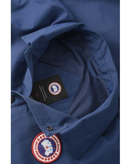 Canada Goose Blue Regency Jacket Oxford for men