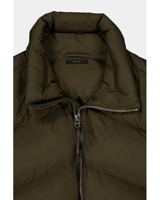 Tom Ford Green Microfiber Down Jacket for men