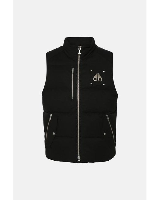 Moose Knuckles Black Westmount Gilet for men