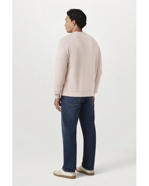 Belstaff White Patch Logo Sweatshirt for men
