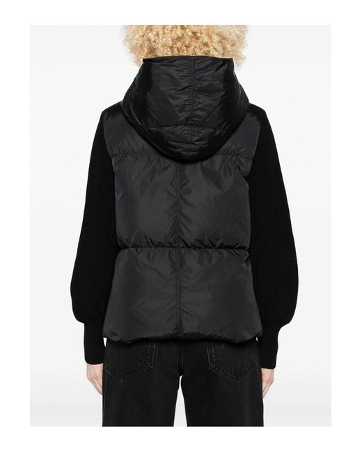 Canada Goose Black Hybridge Astonia Knit Hoody