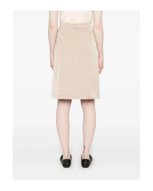 Moncler Natural Mid Length Skirt