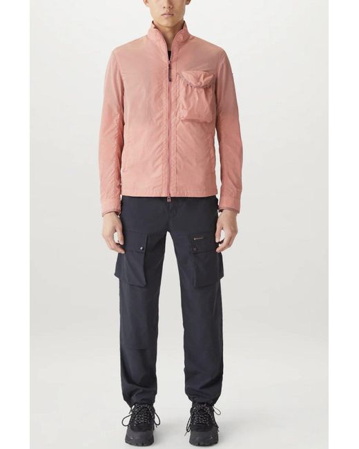 Belstaff Pink Quarter Overshirt for men