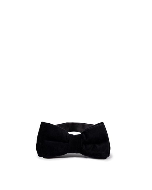 Paul Smith Black Velvet Bowtie for men
