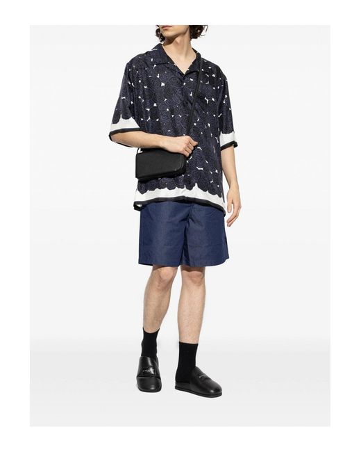 Givenchy Black Leather Mules for men