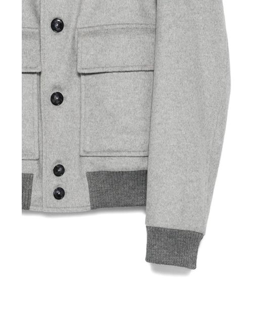 Boss Gray H Charlys Su 254 Coat for men