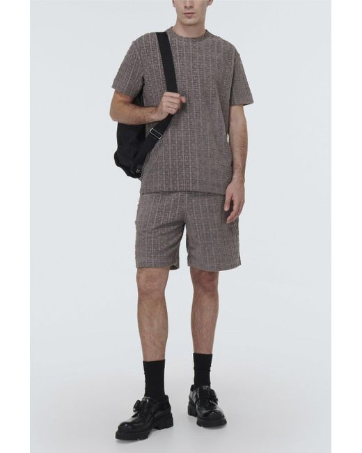 Givenchy Gray Woven 4 G New Board Shorts for men
