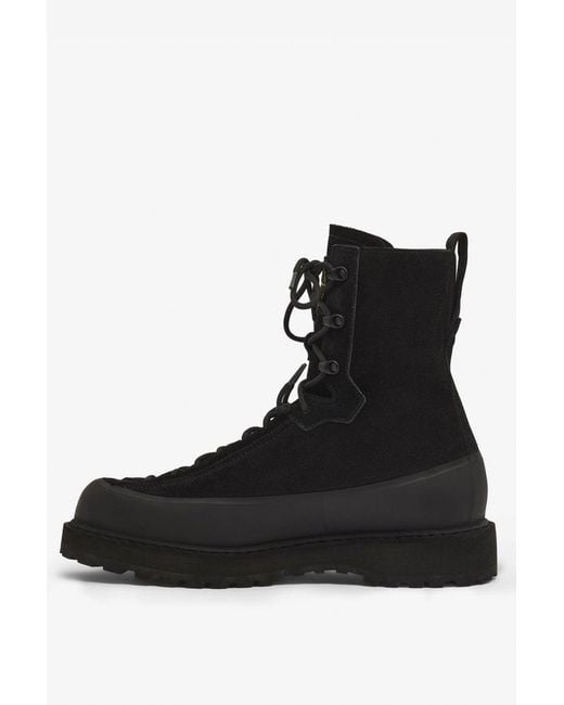 Stone Island Black Hiking Boots for men