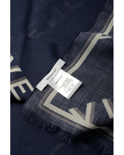 Givenchy Blue Shadow Scarf