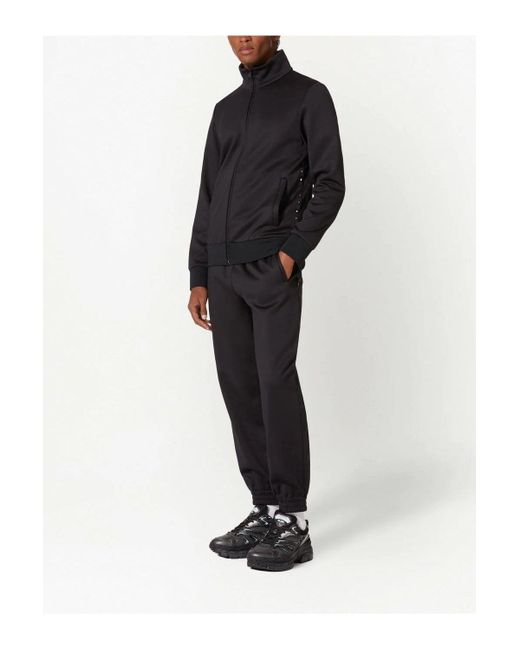 Valentino Black Untitled Track Top for men