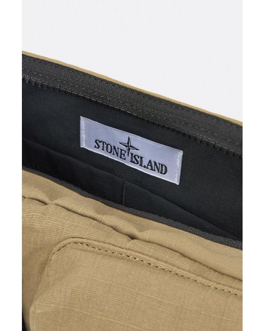 Stone Island Black S0331 Crossbody Bag for men