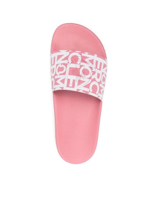 Moncler Pink Jeanne Slides