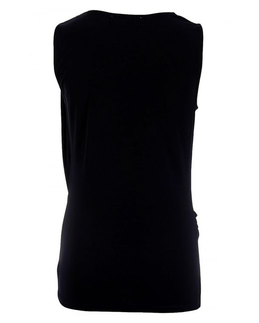Michael Kors Black Mj Sl Pltd Shoulder Top for men