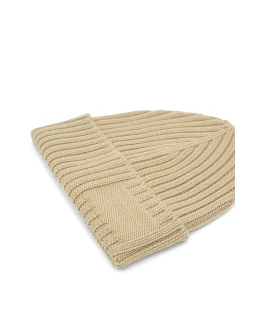 Givenchy Green Ribbed Wool Beanie for men