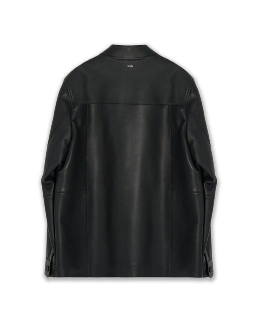 Boss Black C Malid Leather Jacket for men