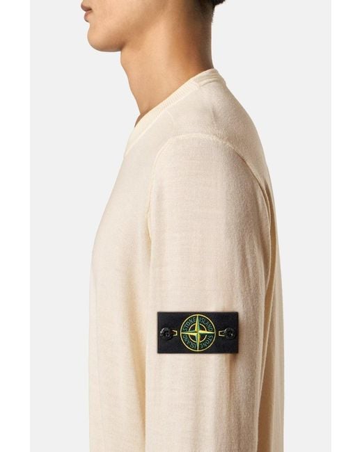 Stone Island Natural Compass Badge 5100071 Sweater for men