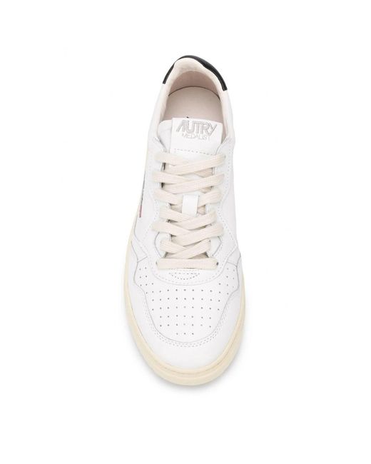 Autry White Medalist Low Ll22 Sneakers for men