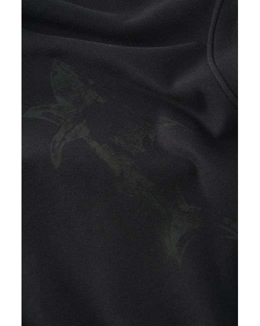 Paul & Shark Black Fleece Logo Sweatshirt for men