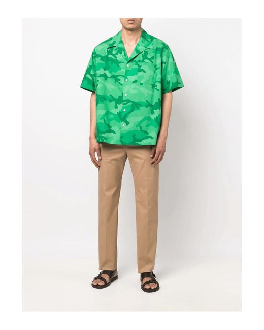 Valentino Natural Cotton Gabardine Pants for men