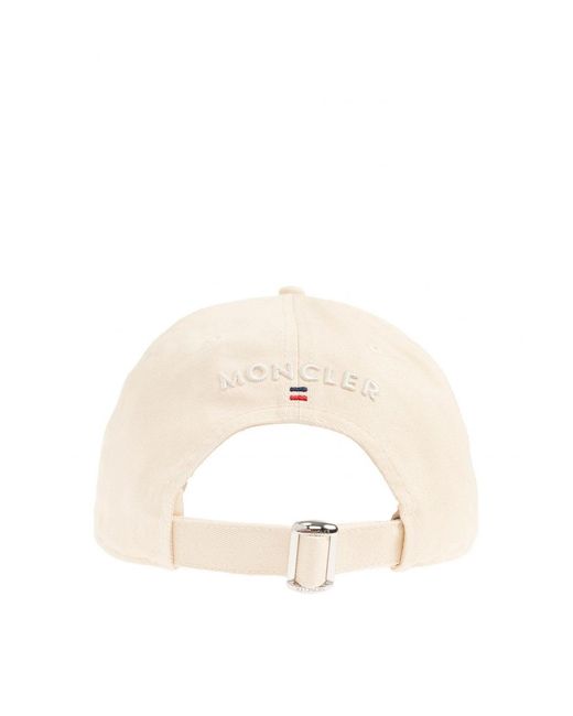 Moncler Natural Triple Logo Cap for men