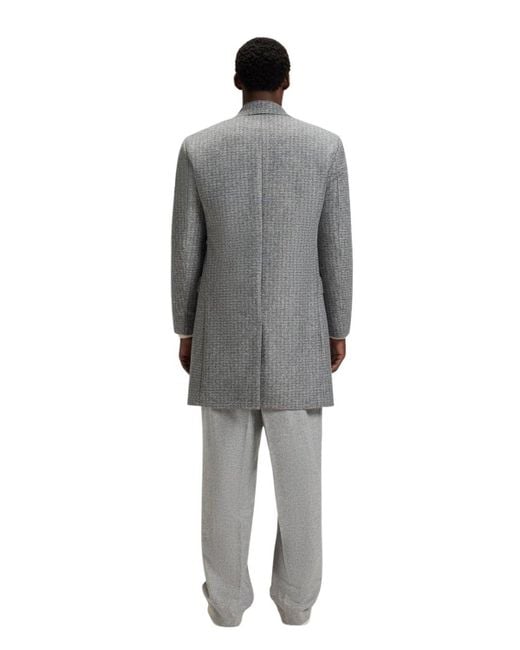 Boss Gray H Hyde J Bib Pad 254 Coat for men
