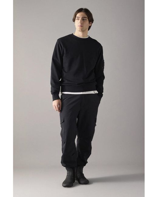 Moose Knuckles Black Hartsfield Sweatshirt for men