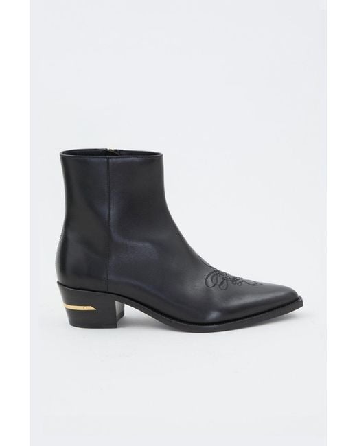 Amiri Black Leather Ma Pointy Boot for men