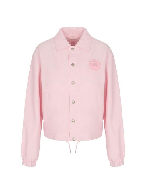 Canada Goose Pink Multicolor Recycled Polyamide Coat