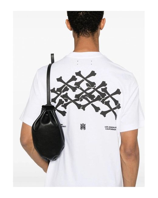 Amiri White T-Shirt With Logo for men