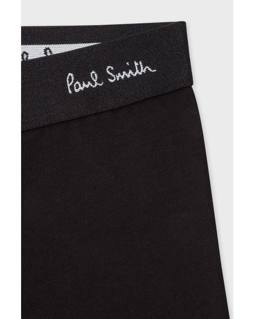 Paul Smith Black Cotton 3 Pack Boxers for men