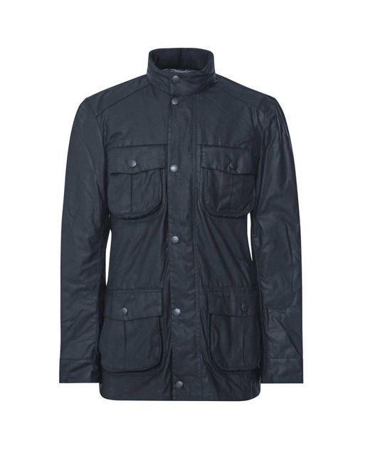 Barbour Blue Corbridge Wax Jacket for men