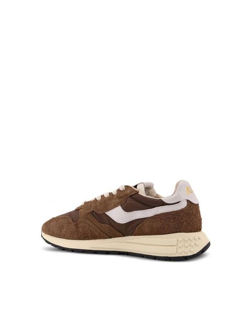 Autry Brown Reelwind Low Nc39 Sneakers for men