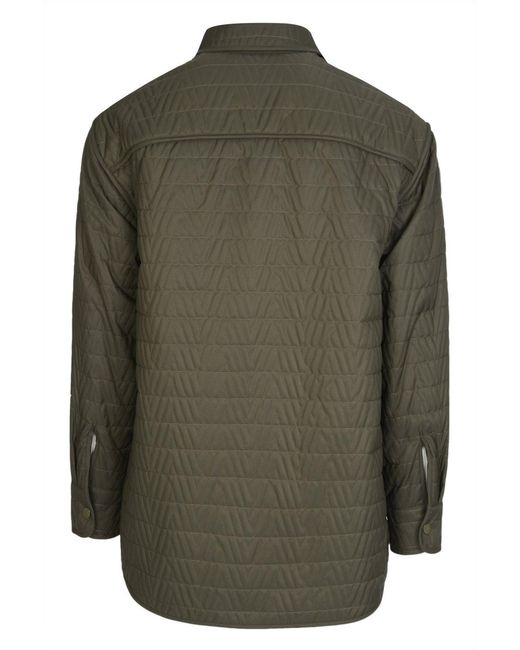 Valentino Green Down Over Jacket for men