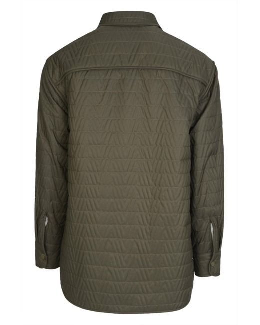 Valentino Green Down Over Jacket for men