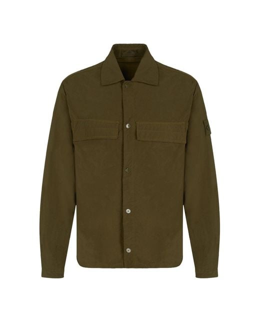 Stone Island Green Ghost 1200044 Overshirt for men