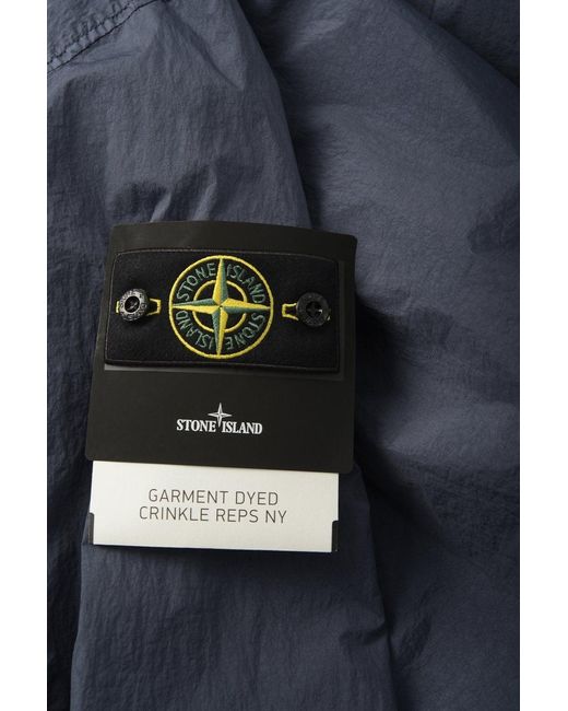 Stone Island Blue Hooded 4100001 Jacket for men