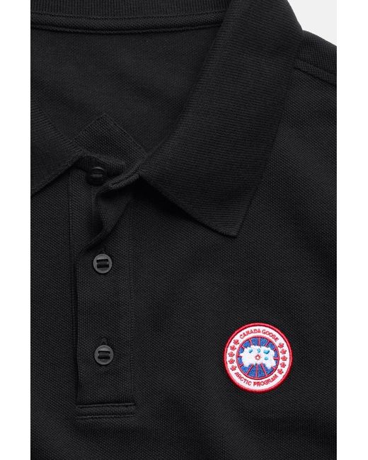 Canada Goose Black Beckley Polo for men