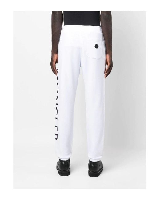 Moncler Black Cuffed Jersey JOGGERS for men