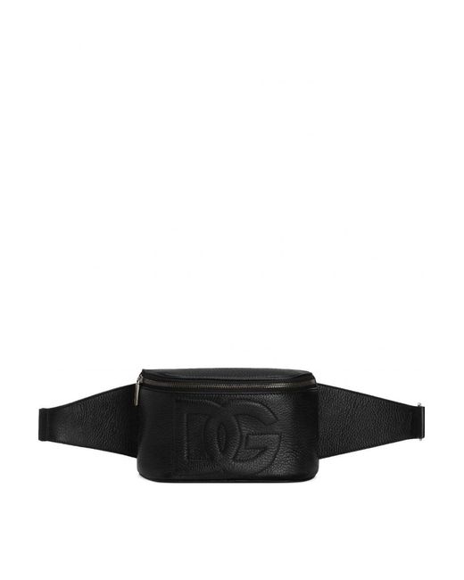 Dolce & Gabbana Dg Embossed Waistbag Colour: Black for men