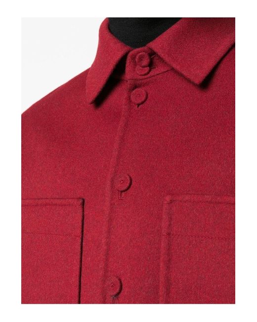 Fendi Red Patch Pocket Zip Jacket for men
