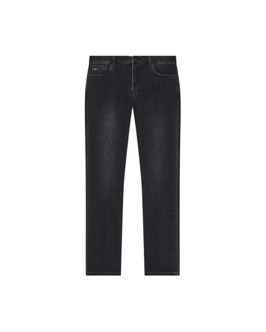 Emporio Armani Black Slim 5 Pocket Jeans for men
